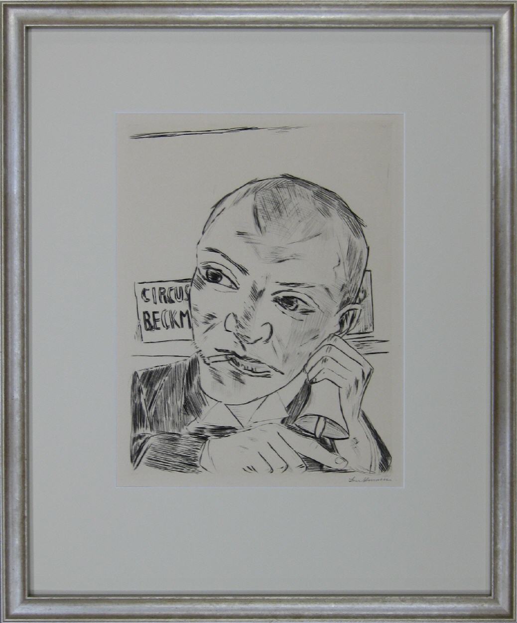 Max Beckmann handsigniert